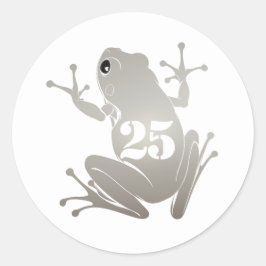 Secret Heart "25" Silver Anniversary Flying Frog ラウンドシール