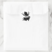 Secret Heart "GO" Flying Frog Classic ラウンドシール (バッグ)