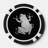 Secret Heart Gold and Silver Flying Frog ポーカーチップ (裏面)