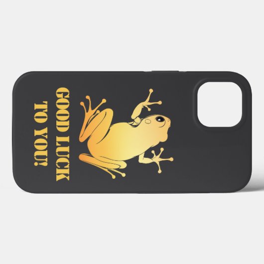 Secret Heart -Gold Flying Frog Classic Case-Mate iPhoneケース (裏面 (横))