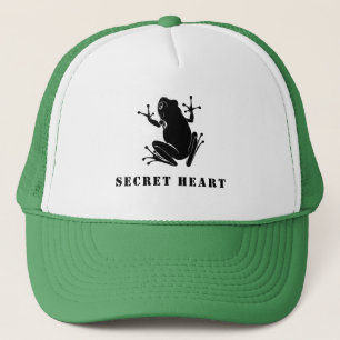 Secret Heart Vintage Frog Custom Text Trucker キャップ
