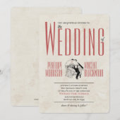 Secret Kiss Wedding Invitation 招待状 (正面/裏面)