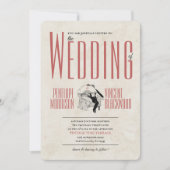 Secret Kiss Wedding Invitation 招待状 (正面)