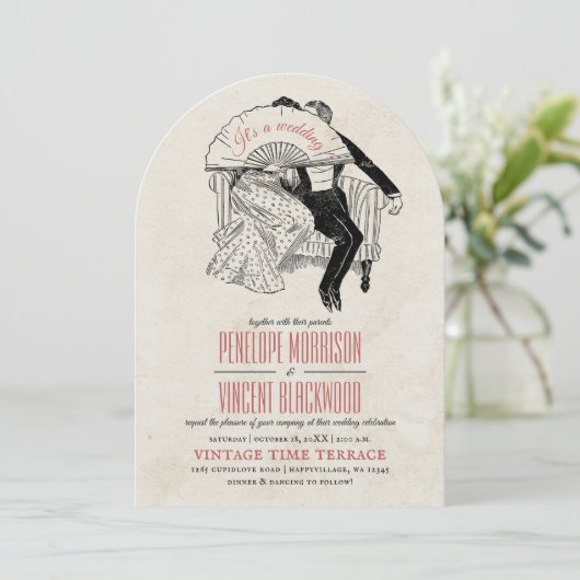 Secret Love Wedding Invitation 招待状 (スタンド正面)