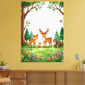 Secret Meadow キャンバスプリント (インサイチュ (リビング))