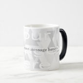 Secret Message Morphing Template Mug モーフィングマグカップ (正面右)