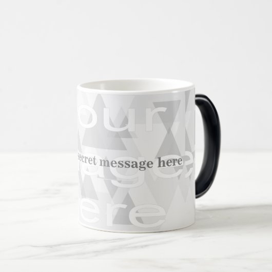 Secret Message Morphing Template Mug モーフィングマグカップ (正面右)