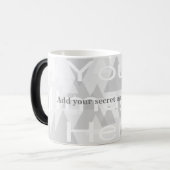 Secret Message Morphing Template Mug モーフィングマグカップ (正面左)