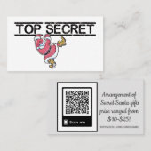 Secret Santaギフトコレクションリンク 名刺 (正面/裏面)