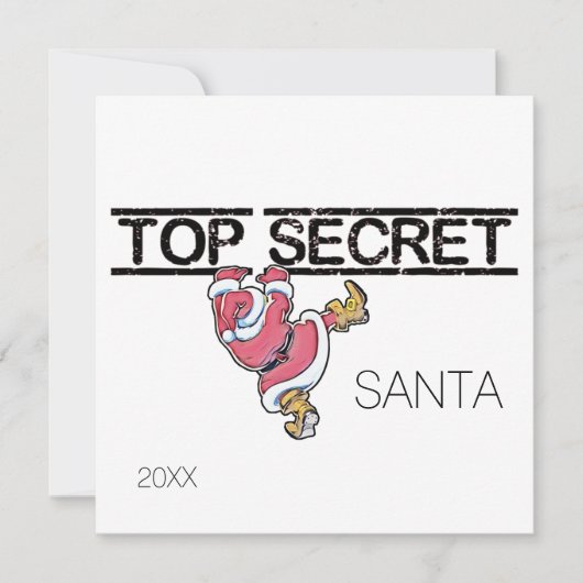 Secret Santa情報の従業員への招待 (正面)