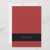 Secret Santa Gift Exchange企業のパーティー 招待状 (裏面)