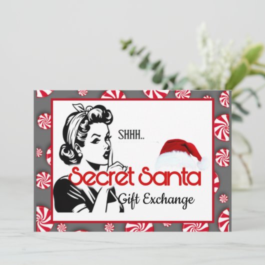 Secret Santa Gift Exchange  招待状 (スタンド正面)