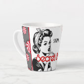 Secret Santa Latte Mug カフェラテマグ (左アングル)