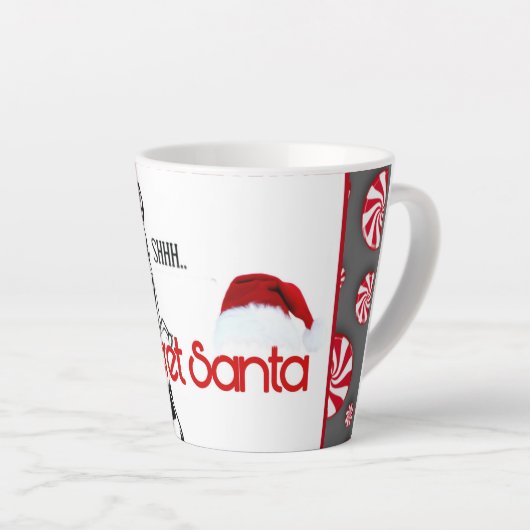 Secret Santa Latte Mug カフェラテマグ (右アングル)