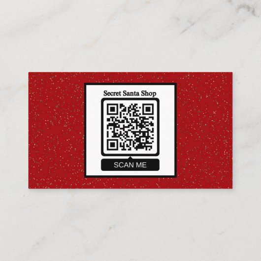 Secret Santa Name Card 名刺 (裏面)