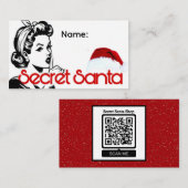 Secret Santa Name Card 名刺 (正面/裏面)