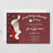 Secret Santa Party – Gifts & Giggles Invite (正面)