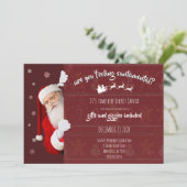 Secret Santa Party – Gifts & Giggles Invite (スタンド正面)