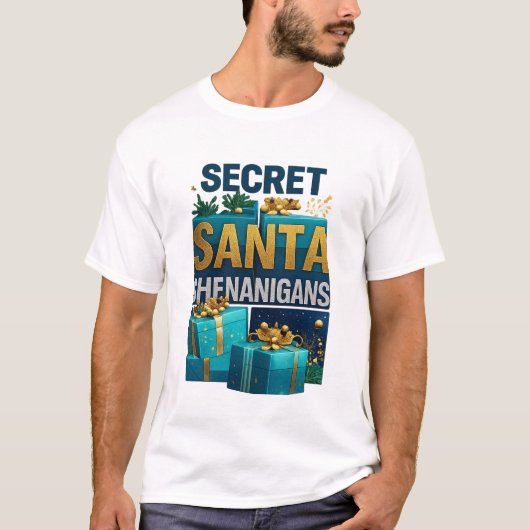 Secret Santa Shenanigans: The Ultimate Gift Exchan Tシャツ (正面)