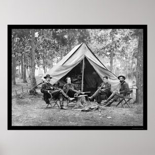 Secret Service Officers at Brandy Station, VA 1864 ポスター