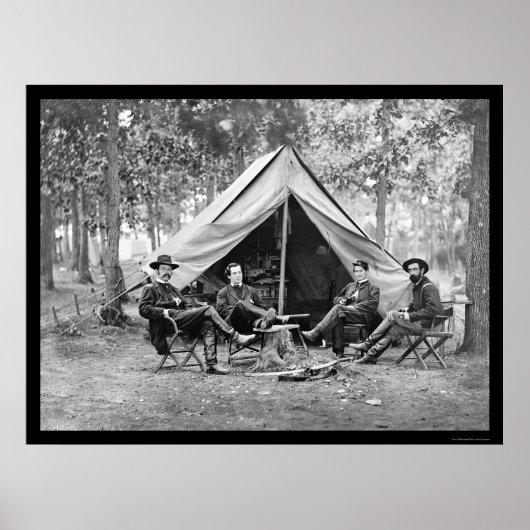 Secret Service Officers at Brandy Station, VA 1864 ポスター (正面)