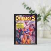 Secret Service Operator 5 - 1938年11月 – 12月a_Pulp A ポストカード (スタンド正面)