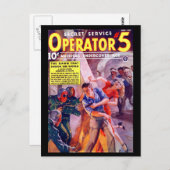 Secret Service Operator 5 - 1938年11月 – 12月a_Pulp A ポストカード (正面/裏面)