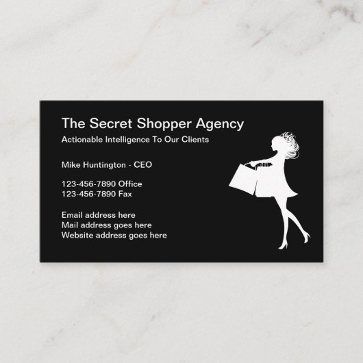 Secret Shopper Business Services 名刺 (正面)