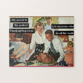 Secret to the Perfect Thanksgiving Dinnerヴィンテージ ジグソーパズル
