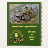 Secret Turtle Lagon Hideoutフォトモットー プランナー手帳 (裏面)