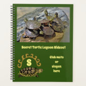 Secret Turtle Lagon Hideoutフォトモットー プランナー手帳 (正面)