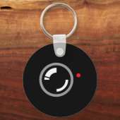 Secret Video Recording Funny Cameraman Halloween C キーホルダー (正面)