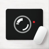 Secret Video Recording Funny Cameraman Halloween C マウスパッド (マウス)