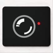 Secret Video Recording Funny Cameraman Halloween C マウスパッド (正面)