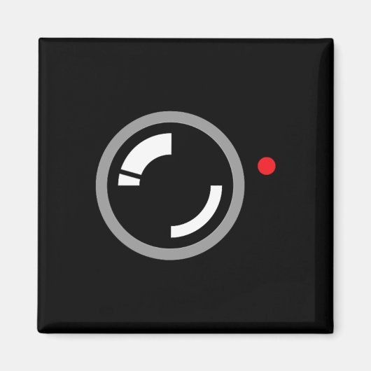 Secret Video Recording Funny Cameraman Halloween C マグネット (正面)