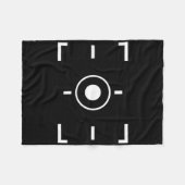 Secret Video Recording Funny Photographer Hallowee フリースブランケット (正面(横))