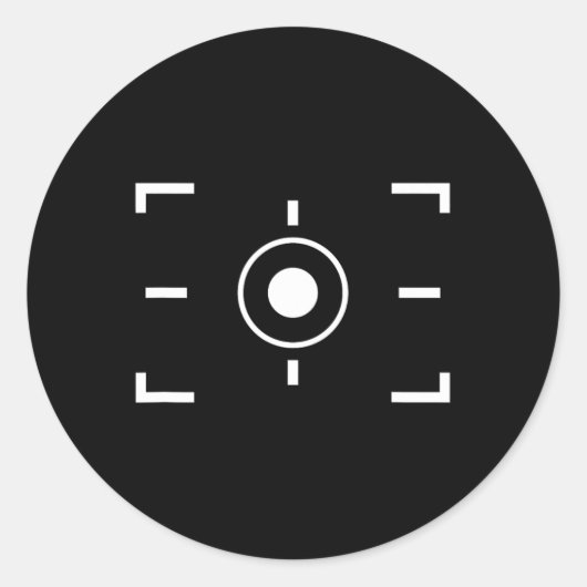 Secret Video Recording Funny Photographer Hallowee ラウンドシール (正面)