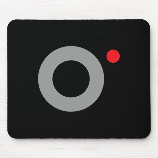 Secret Video Recording Funny Secret Agent Hallowee マウスパッド (正面)