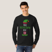 Secretary Elf Family Matching Group Christmas Paja Tシャツ (正面フル)