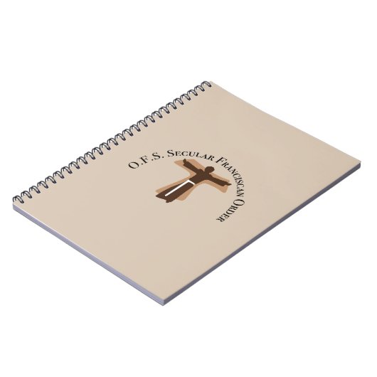 Secular Franciscan Notebook ノートブック (左側)