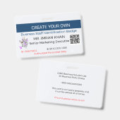 Secure Badge | Workplace Badge – Corporate ID バッジ (正面＆裏面)