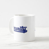 security コーヒーマグカップ (正面左)