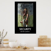 SECURITY、刑務所の民主化ポスターになることができる ポスター (キッチン)