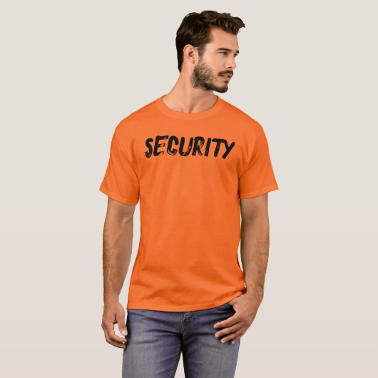 SECURITY (表+裏) Tシャツ (正面フル)