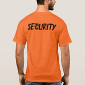 SECURITY (表+裏) Tシャツ (裏面)