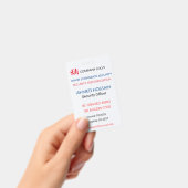 Security Badge | Company Badge – QR ID バッジ (手持ち)