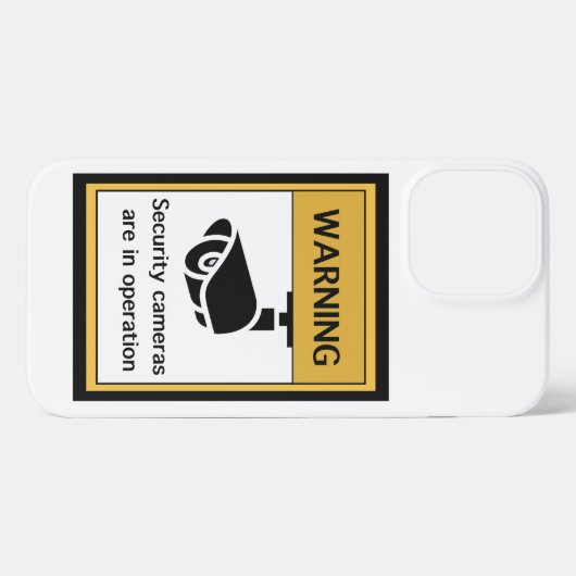 Security Camera iPhoneケース (裏面横)