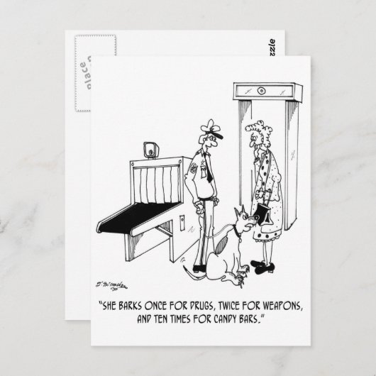 Security Cartoon 5589 ポストカード (正面/裏面)