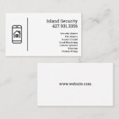 Security Company 名刺 (正面/裏面)