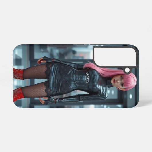 Security Droid ALISA Samsung Galaxyケース (裏面横)
